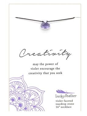 Lucky Feather Color Power Necklace